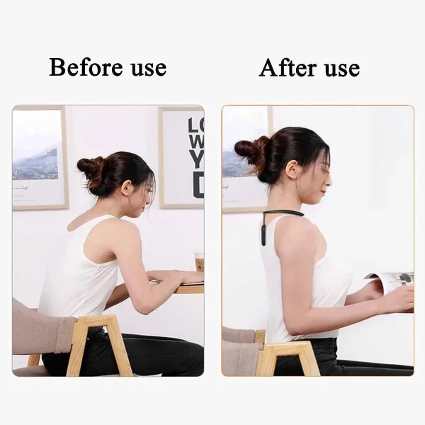 Correct Neck Posture For Adult Kid Healt Smart Posture Corrector Device Posture Training Realtime Scientific Back Posture - Image 4