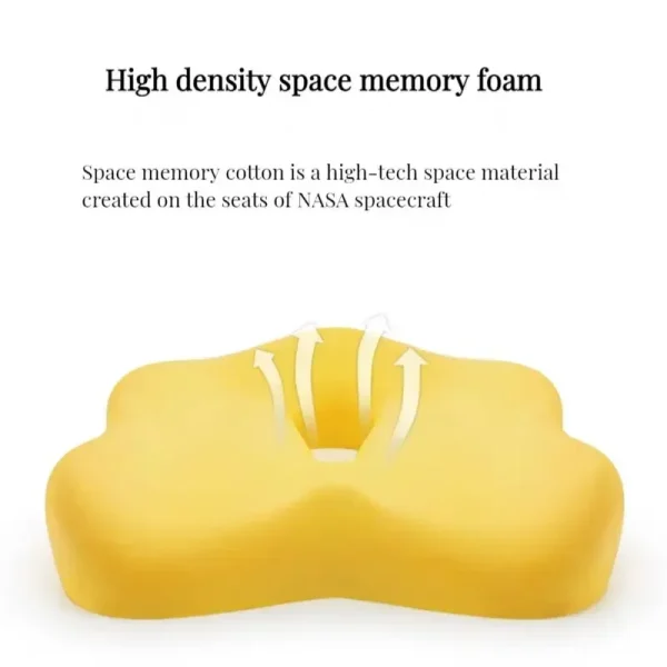 Memory Foam Seat Cushion Office Chair Cushion Car Seat Support Waist Pillow Massage Buttocks Pad Pain Relief Orthopedic Pillow - Image 5