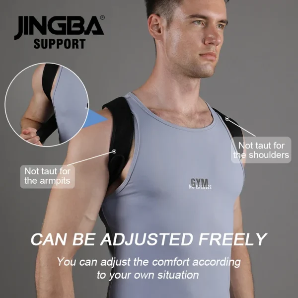 Posture Corrector Adjustable Back Fracture Support MenWomen Back Clavicle Spine Shoulder Correction Brace Belt Strap Comfortable - Image 2
