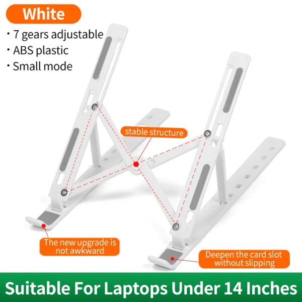 Foldable Laptop Stand Portable Adjustable Tablet Computer Support Notebook Bracket For Macbook Air iPad Tablets Base Accessories - Image 9