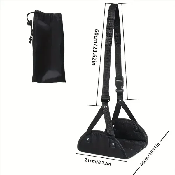 Foot Rest Airplane Footrest Made With High Quality Foam Portable Travel Footrest Carry-On Foot Rest Adjustable Height Foot Rest - Image 2