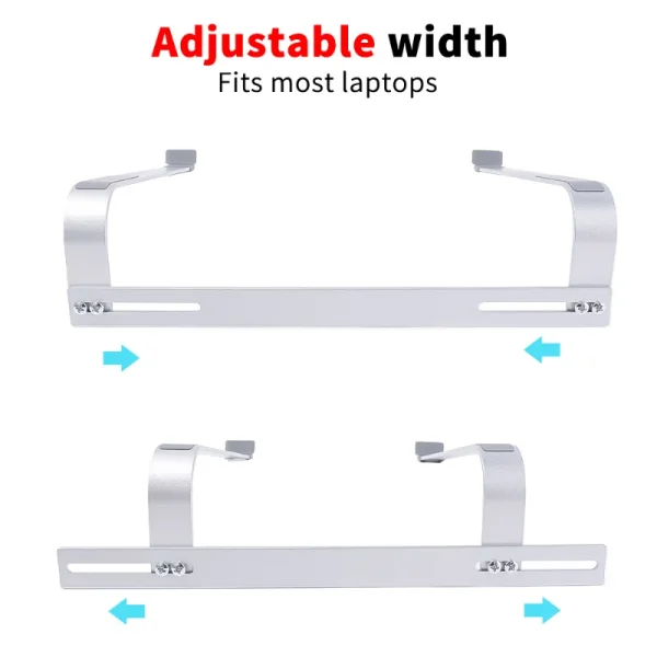 Adjustable Aluminum Laptop Stand Portable Notebook Support Holder For Macbook Pro Computer Riser Stand Cooling Bracket New - Image 3
