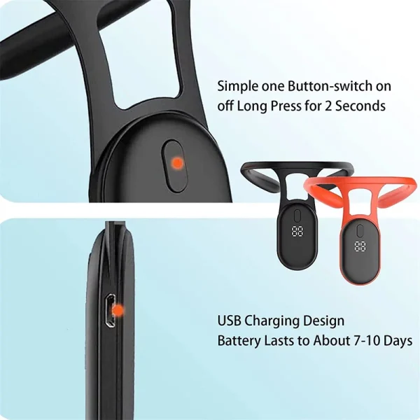 Smart Posture Corrector Miicro Vibration Posture Training Reminder Sensor Back Posture Neck Hump Corrector for Adult Kids - Image 5
