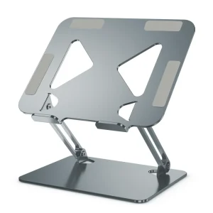 JOMAA Aluminum Alloy Adjustable Laptop Stand Ergonomic Notebook Riser Holder Computer Stand Compatible with Laptops Tablet