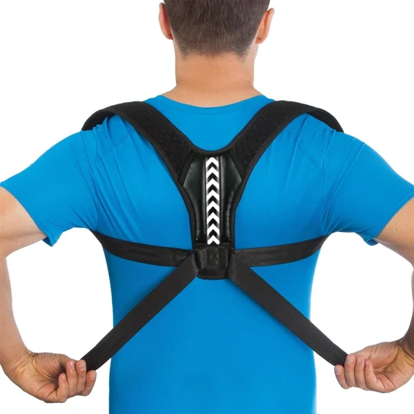 Adjustable Posture Corrector Upper Back Brace Neck Shoulder Brace Back Support Pain Relief Belt Women Men Spine Straightener - Image 2